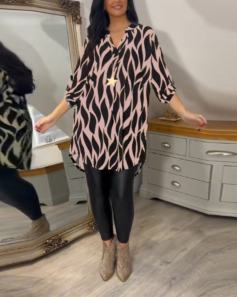 ALEXANDRA™ - Bedrucktes Lockeres Top