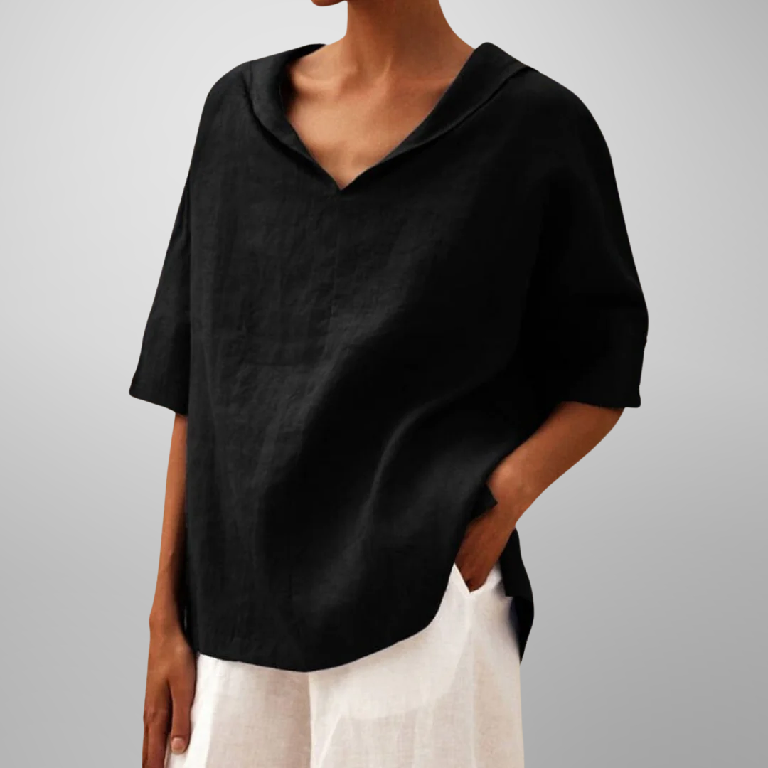 LUCY™ – Baumwoll-Bluse im lockeren Schnitt