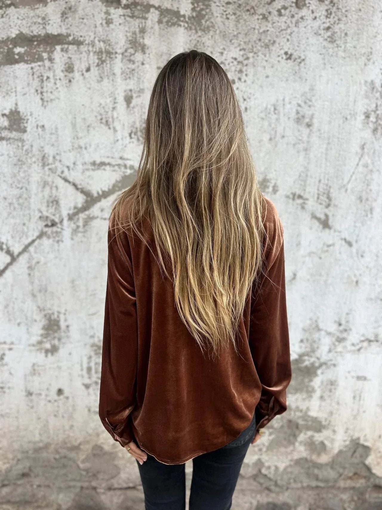 DAHLIA™ - Weiches Samtshirt