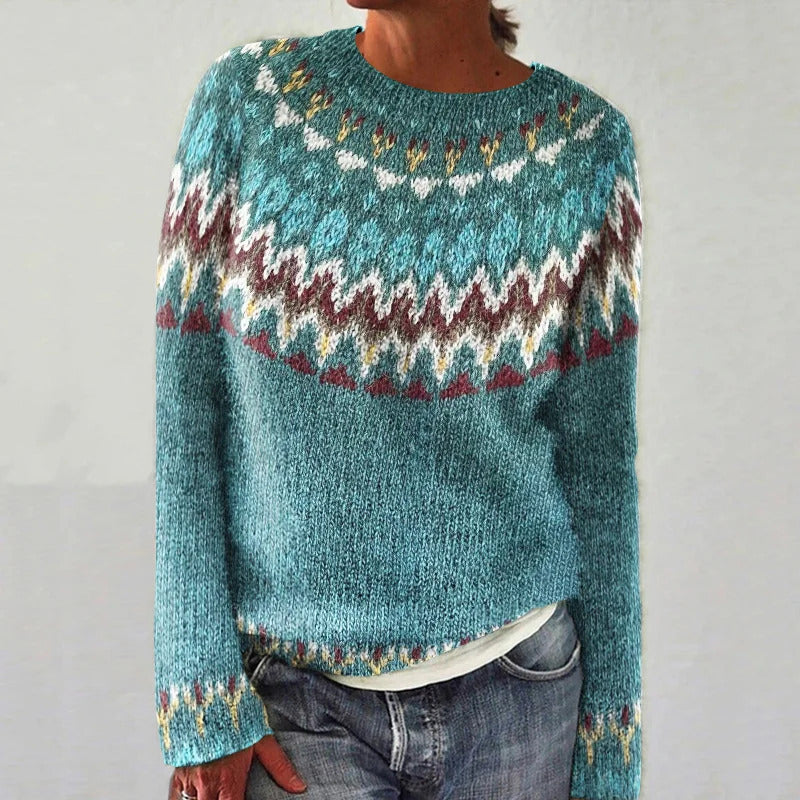 FINLEY™ | Boho Wave Strickpullover