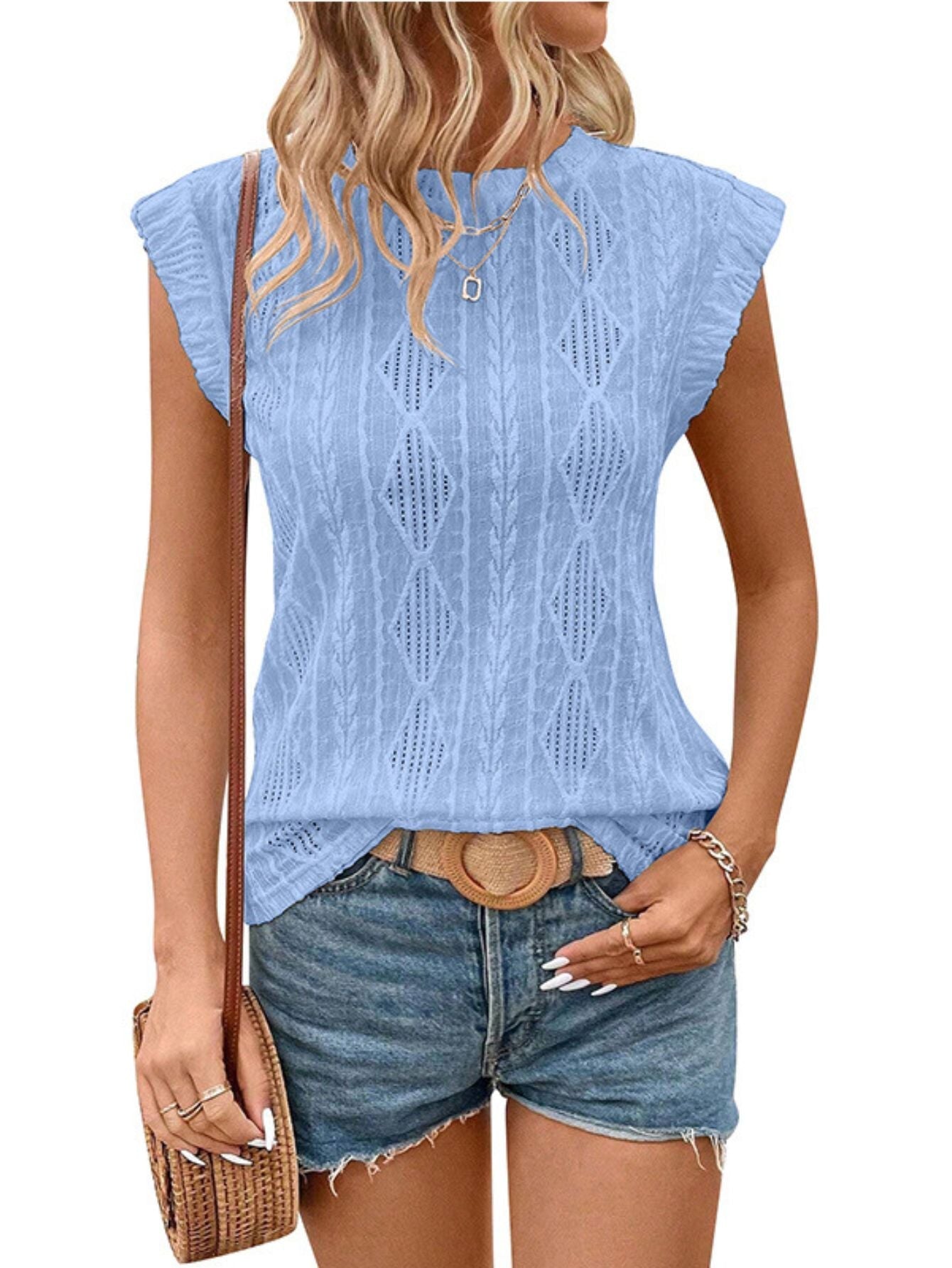 DELICE™ – Leichtes Strick-Chic T-Shirt