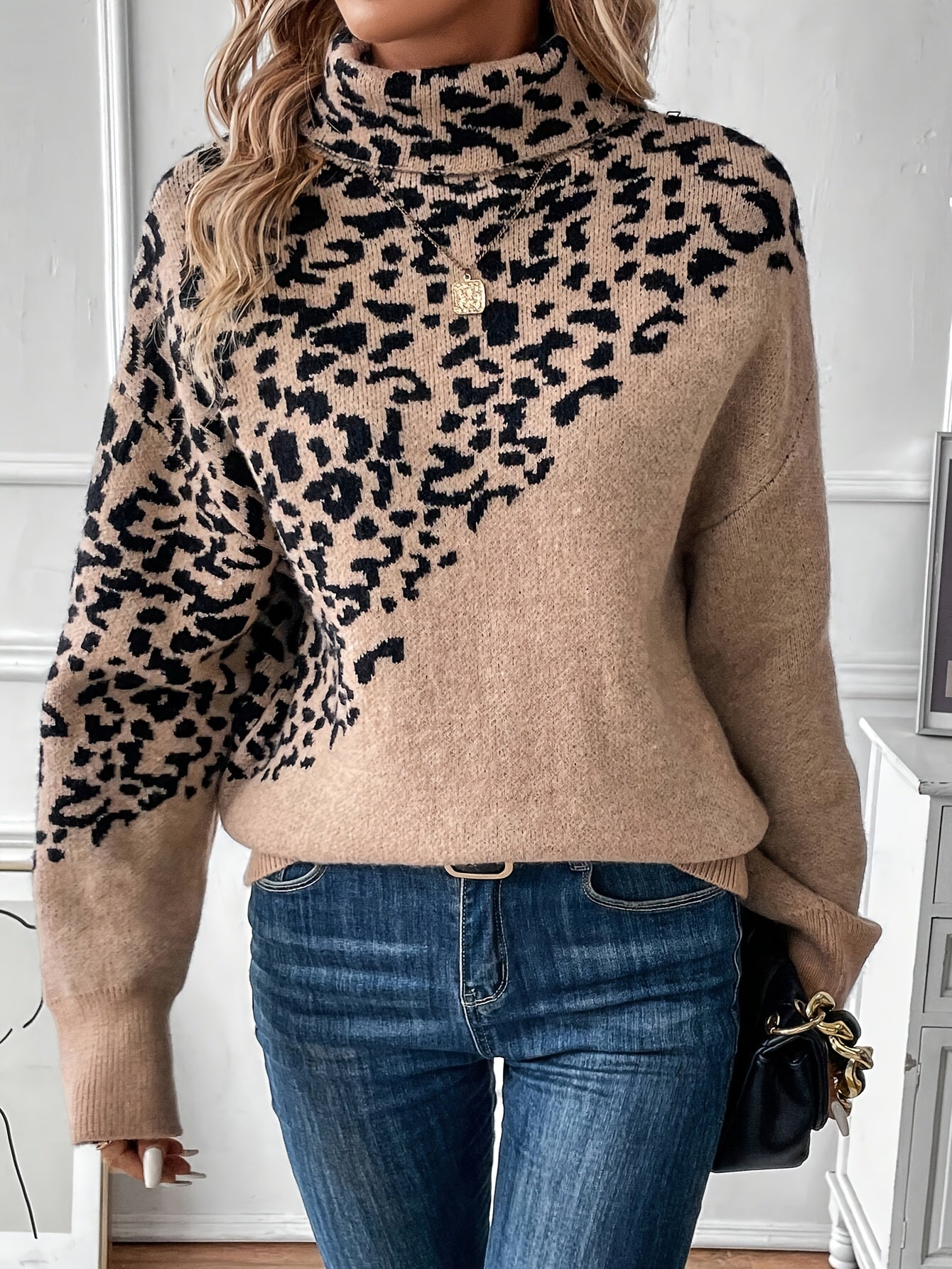 ZAYNA™ - Leopardenpullover