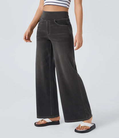 SOLÈNE™ - Relaxed Fit Weite Beinform Jeans