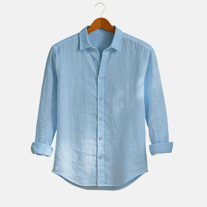 Rodelio™ | Capri-Hemd aus Leinen- und Baumwollmischung