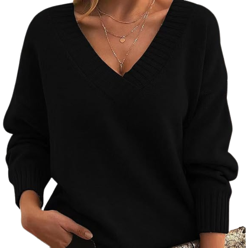 LILLIAN™ - Leichter V-Ausschnitt Pullover