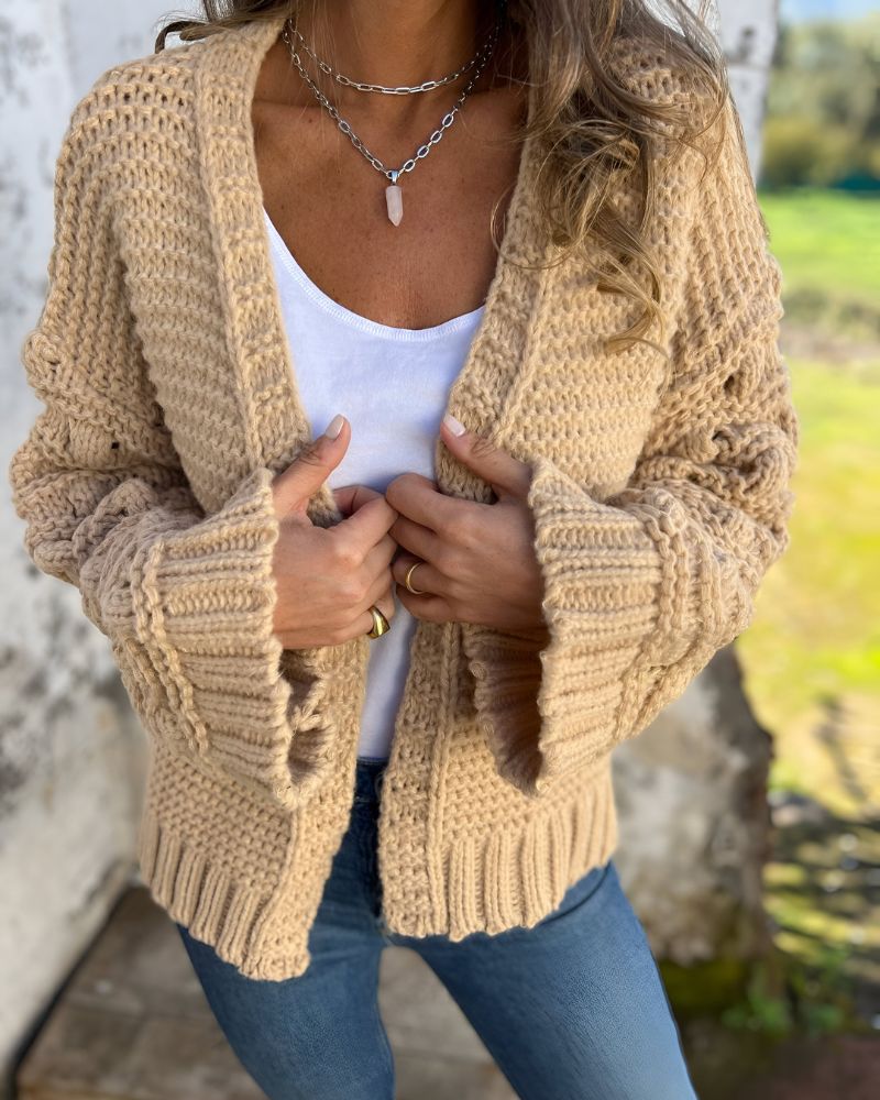 COLLEEN™ - Klassischer Strickcardigan