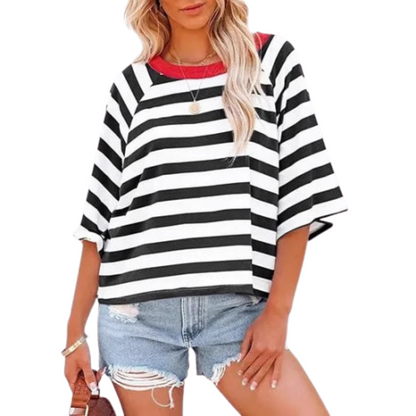 MAOSIE™ – Trendy Lockere Sommer Crewneck Top