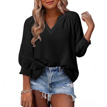 GIANNA™ - Legere elegante Sommerbluse mit Laternenärmeln