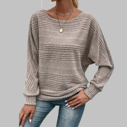 PERLITA™ - Lässiges Rundhals Langarmshirt