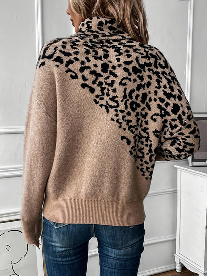 ZAYNA™ - Leopardenpullover