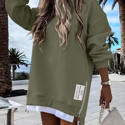 RODNEY™ - Gemütlicher Langarm-Pullover mit seitlichem Reißverschluss