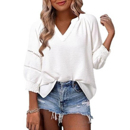 GIANNA™ - Legere elegante Sommerbluse mit Laternenärmeln