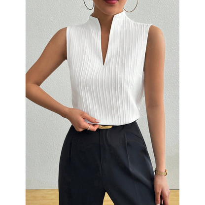 BLESSICA™ – Klassisches ärmelloses gestreiftes Top