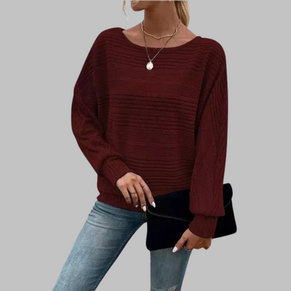 PERLITA™ - Lässiges Rundhals Langarmshirt