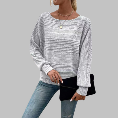 PERLITA™ - Lässiges Rundhals Langarmshirt
