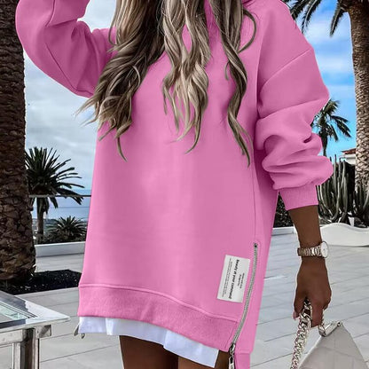 RODNEY™ - Gemütlicher Langarm-Pullover mit seitlichem Reißverschluss