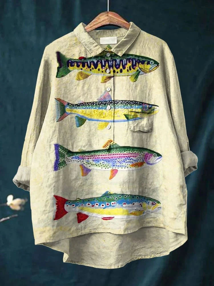 DARA™ - Fisch Kunst Shirt