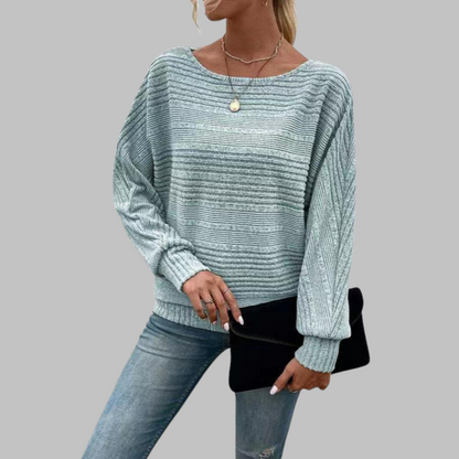 PERLITA™ - Lässiges Rundhals Langarmshirt