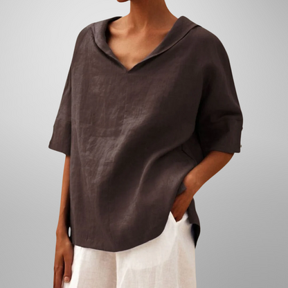 LUCY™ – Baumwoll-Bluse im lockeren Schnitt