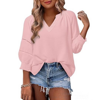 GIANNA™ - Legere elegante Sommerbluse mit Laternenärmeln