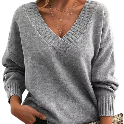 LILLIAN™ - Leichter V-Ausschnitt Pullover