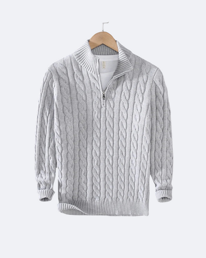 Claudio Kabelstrick Viertel-Reißverschluss