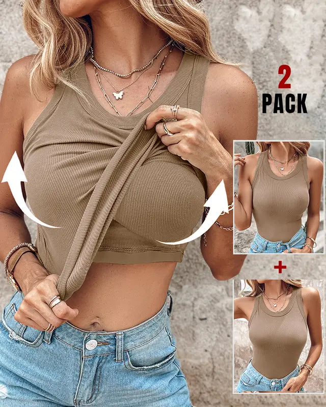 DASHA™ - Komfort Built-In Bra Tank Top (Packung mit 2)