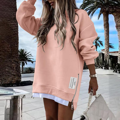 RODNEY™ - Gemütlicher Langarm-Pullover mit seitlichem Reißverschluss