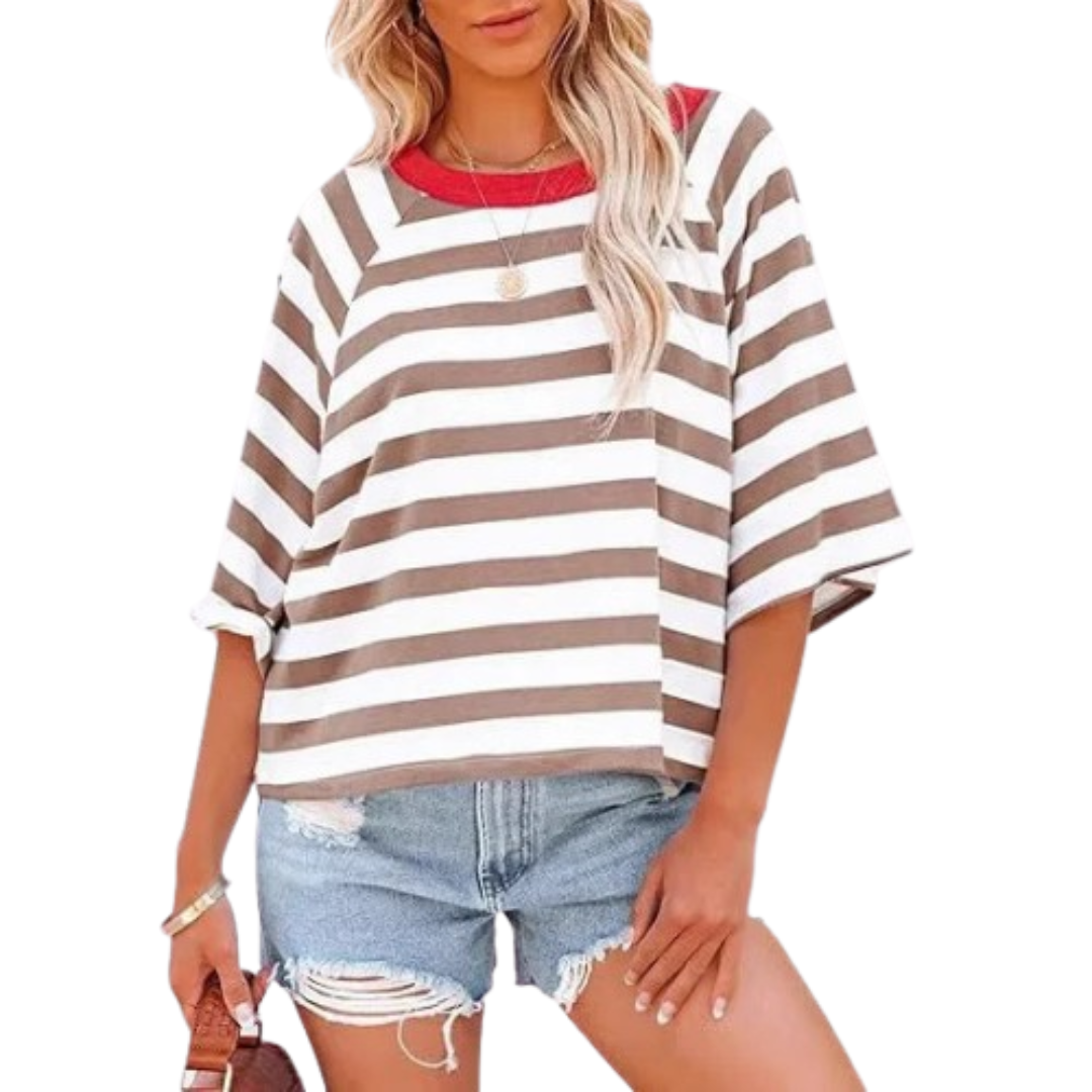 MAOSIE™ – Trendy Lockere Sommer Crewneck Top