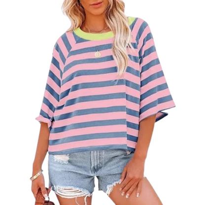 MAOSIE™ – Trendy Lockere Sommer Crewneck Top