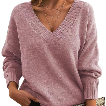 LILLIAN™ - Leichter V-Ausschnitt Pullover