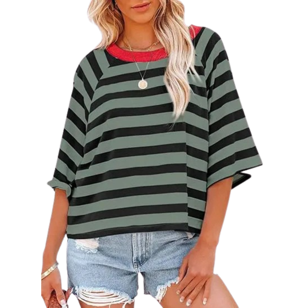 MAOSIE™ – Trendy Lockere Sommer Crewneck Top