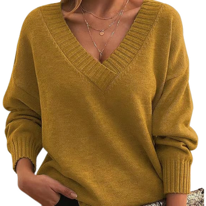 LILLIAN™ - Leichter V-Ausschnitt Pullover