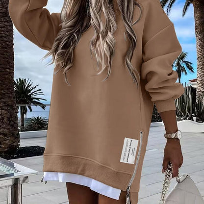 RODNEY™ - Gemütlicher Langarm-Pullover mit seitlichem Reißverschluss