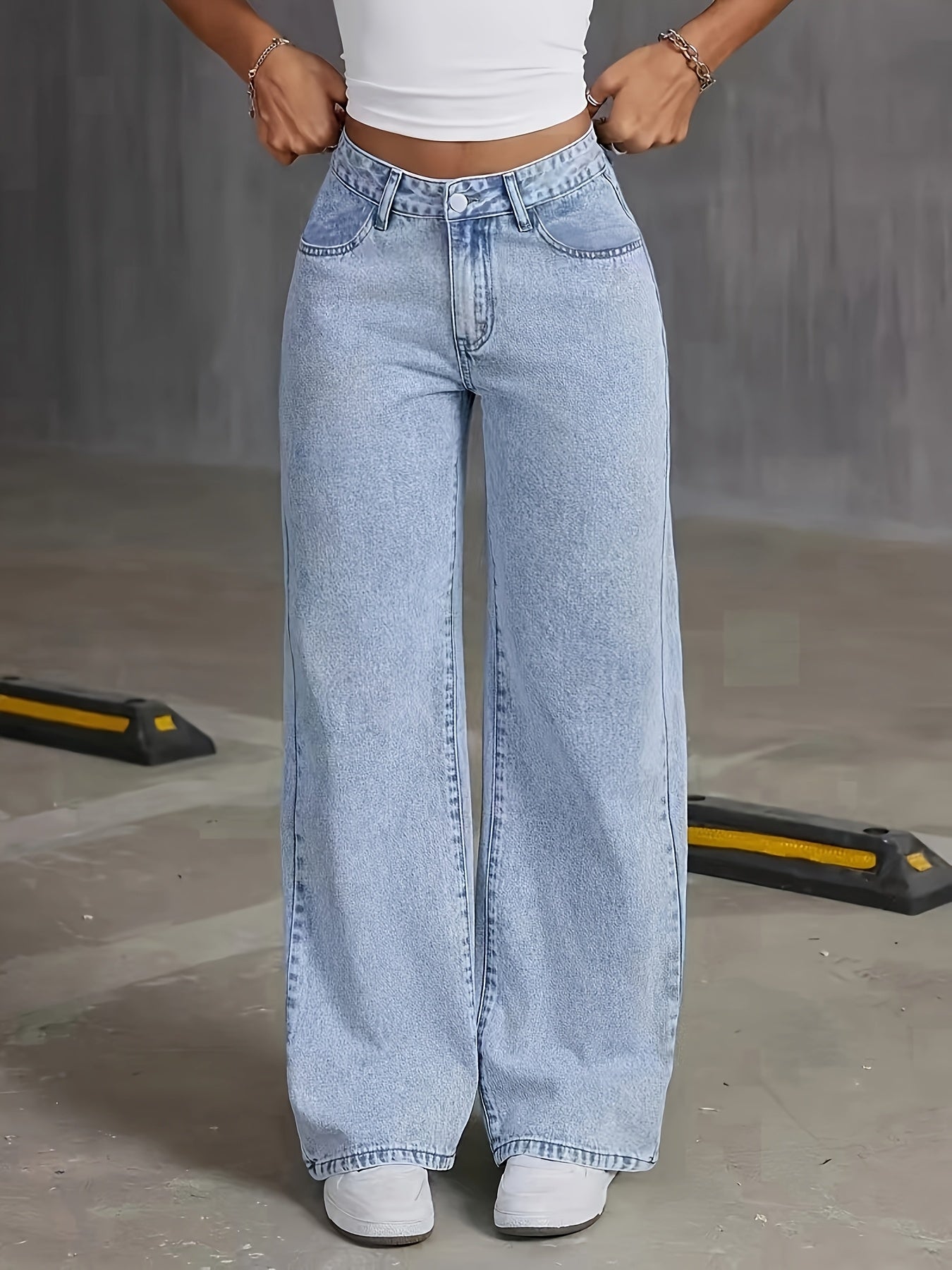 PHILIPPA™ - Trendige Hochtaillierte Jeans