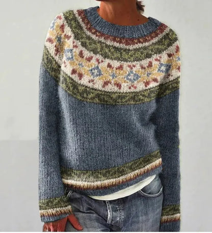SINEAD™ - Gemütlicher Yoke Strickpullover