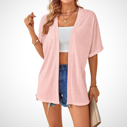 APPOLLINE™ - Stilvoller fließender Kurzarm-Cardigan