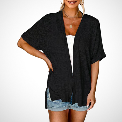 APPOLLINE™ - Stilvoller fließender Kurzarm-Cardigan