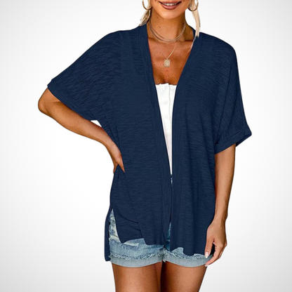 APPOLLINE™ - Stilvoller fließender Kurzarm-Cardigan