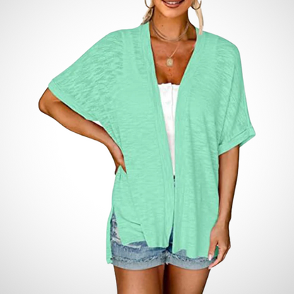 APPOLLINE™ - Stilvoller fließender Kurzarm-Cardigan