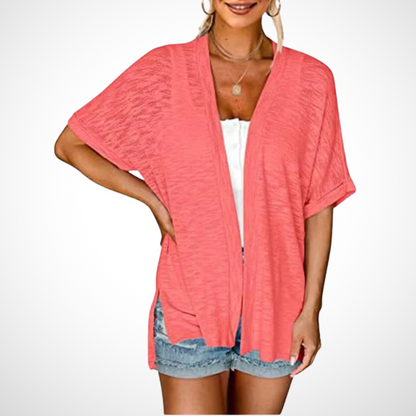 APPOLLINE™ - Stilvoller fließender Kurzarm-Cardigan