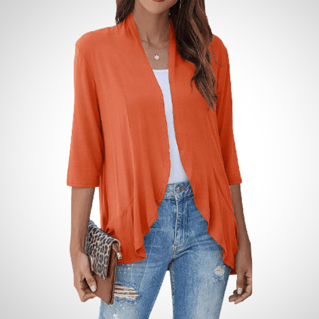 MIRIKIT™ – Lässiger Sommer Open Front Cover-Up Cardigan