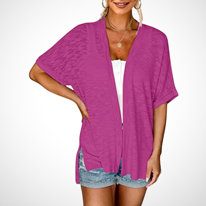 APPOLLINE™ - Stilvoller fließender Kurzarm-Cardigan