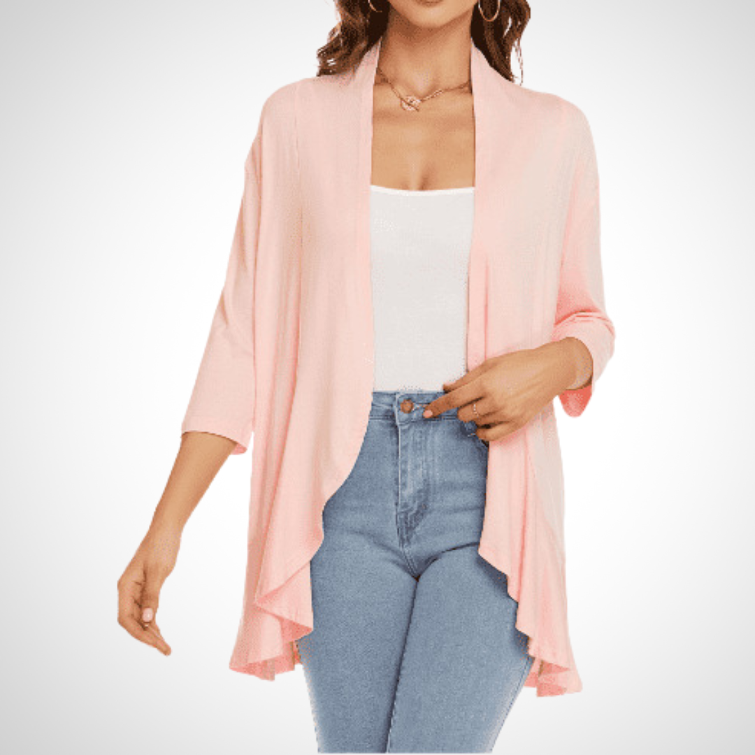 MIRIKIT™ – Lässiger Sommer Open Front Cover-Up Cardigan