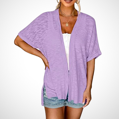 APPOLLINE™ - Stilvoller fließender Kurzarm-Cardigan