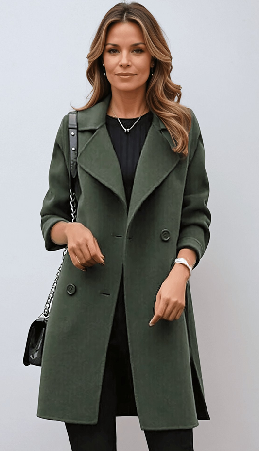CELINA™ - Langer Trenchcoat