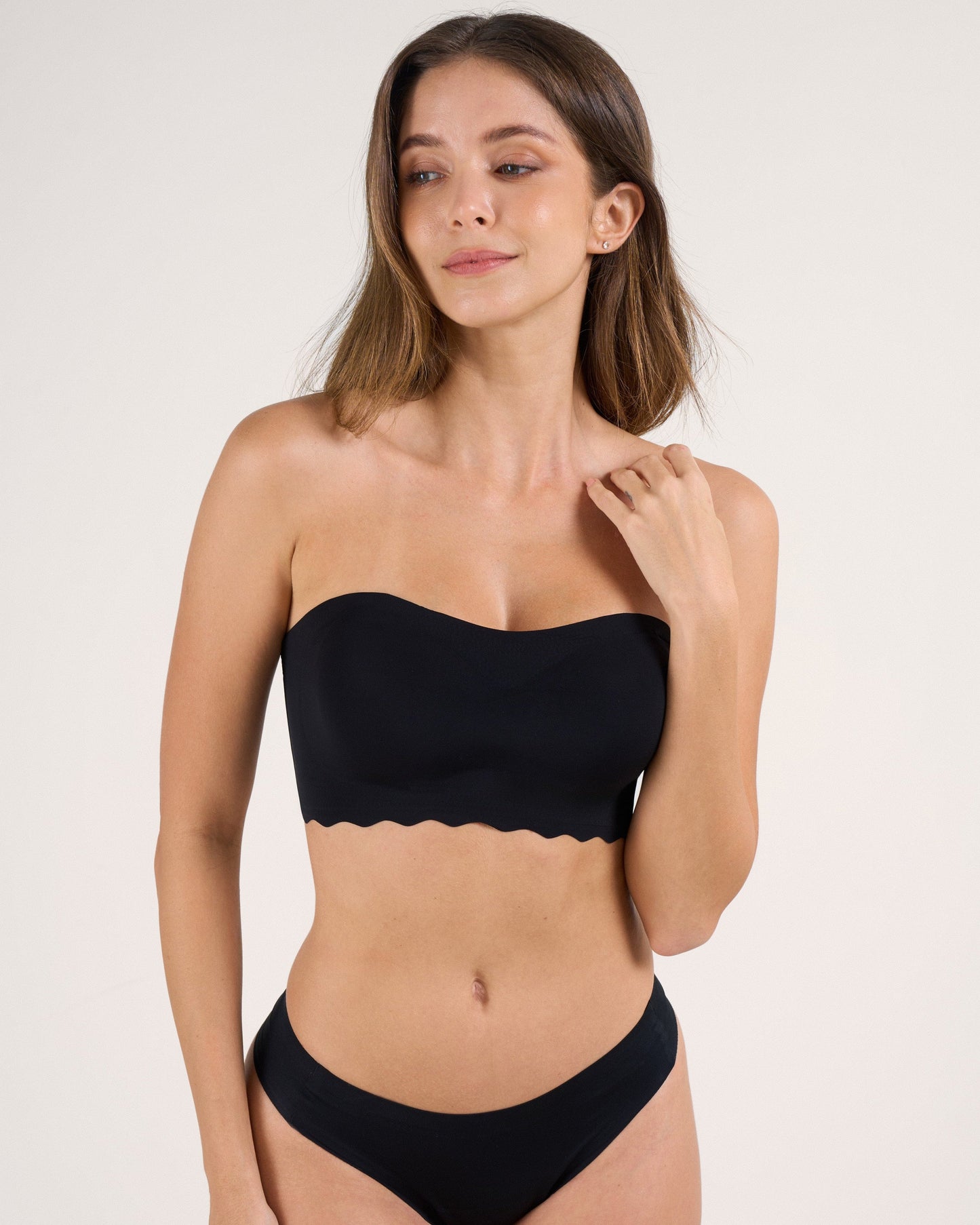 Trägerloser unsichtbarer Push-up Jelly-BH