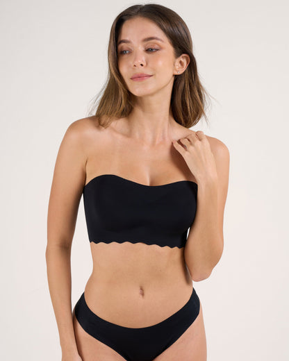 Trägerloser unsichtbarer Push-up Jelly-BH