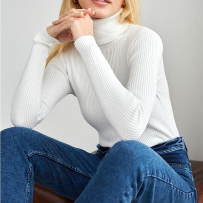 MAEVA™ - Rippstrick-Turtleneck-Pullover