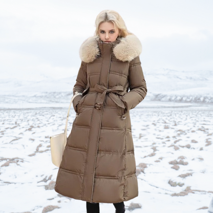 LUCIA™ | Designer Winterparka mit Pelzhut